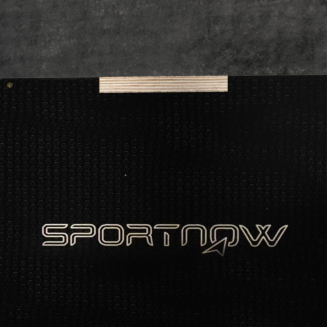 Plyo-boks/springboks, robust, 61 x 51 x 41 cm, sort, håndtag 10 x 3,5 cm, op til 120 kg