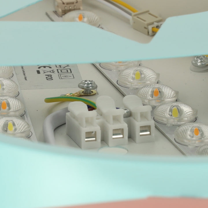 LED loftlampe til børneværelse, dæmpbar LUMELA + fjernbetjening