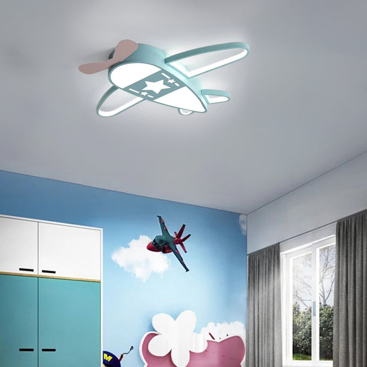 LED loftlampe til børneværelse, dæmpbar LUMELA + fjernbetjening