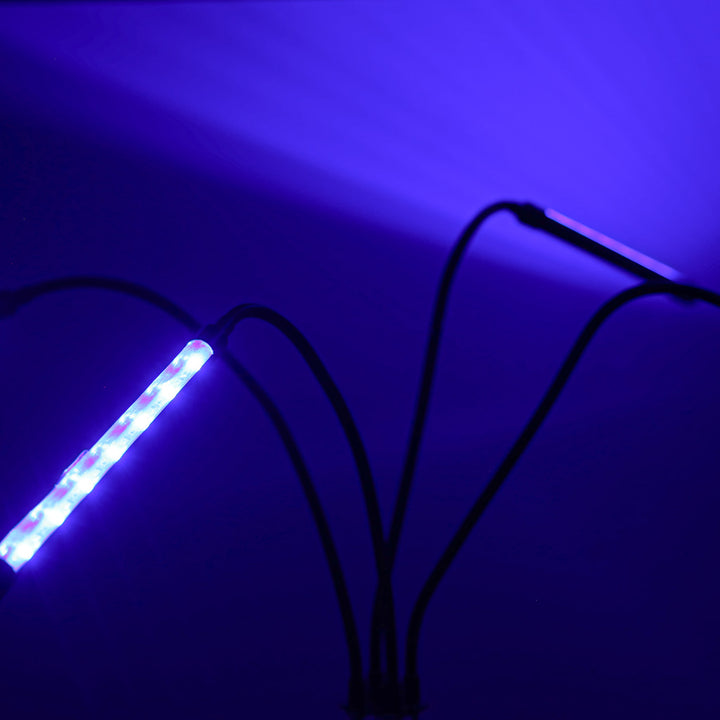 LED-panellampe til plantevækst på stativ 4x80LED