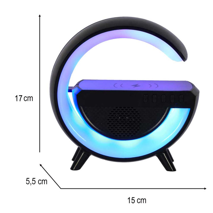LED-lys RGB-oplader induktionsradio