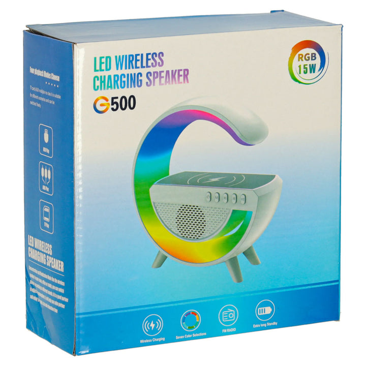 LED-lys RGB-oplader induktionsradio