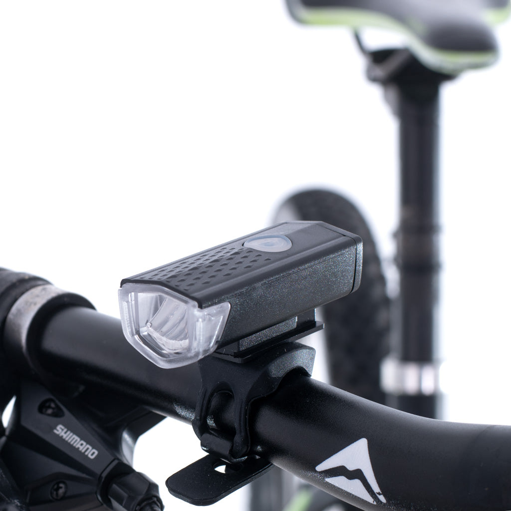LED cykellygte bag-forlygte sæt USB
