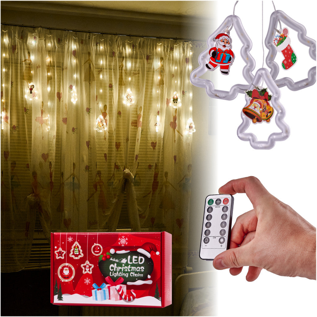 LED juletræsgardinlys 3m 10 USB-pærer