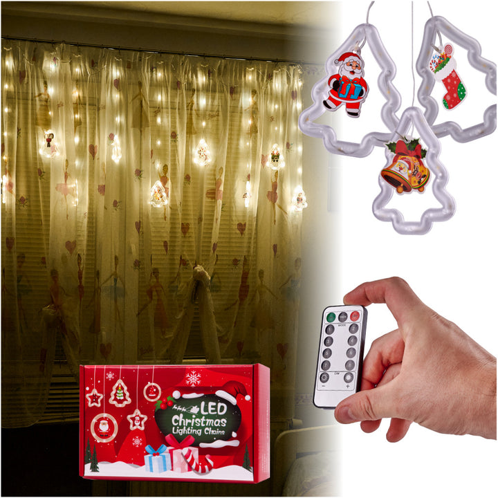 LED juletræsgardinlys 3m 10 USB-pærer