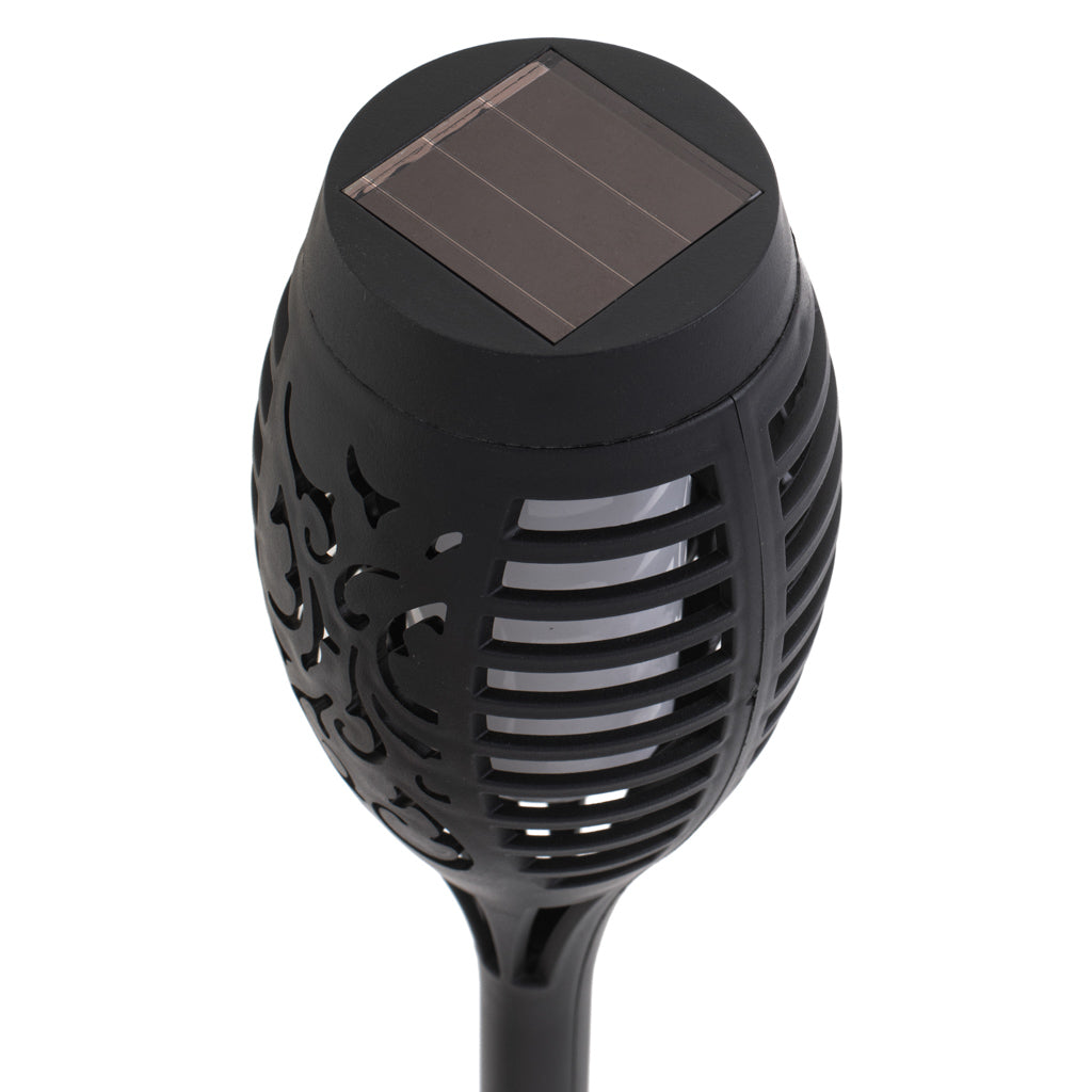Solcelledrevne havelygter 12 LED 4 stk.