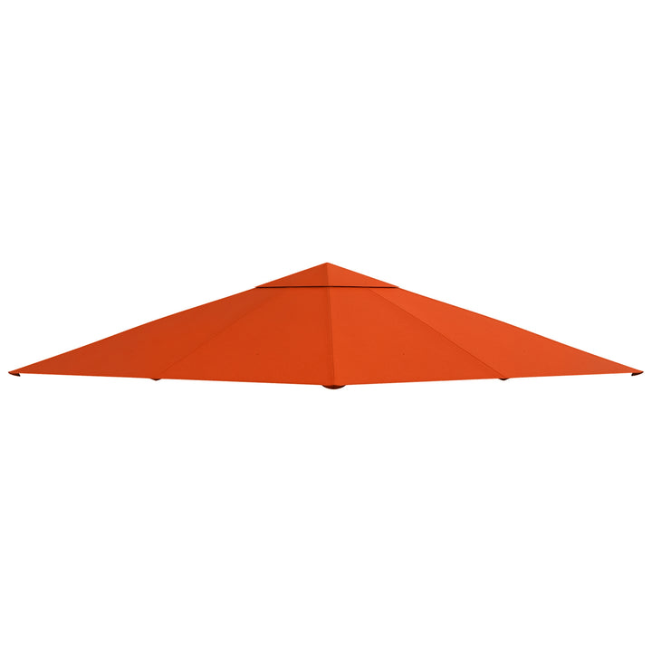 Reservehavepavillontag polyester 2,98 x 2,95 m orange