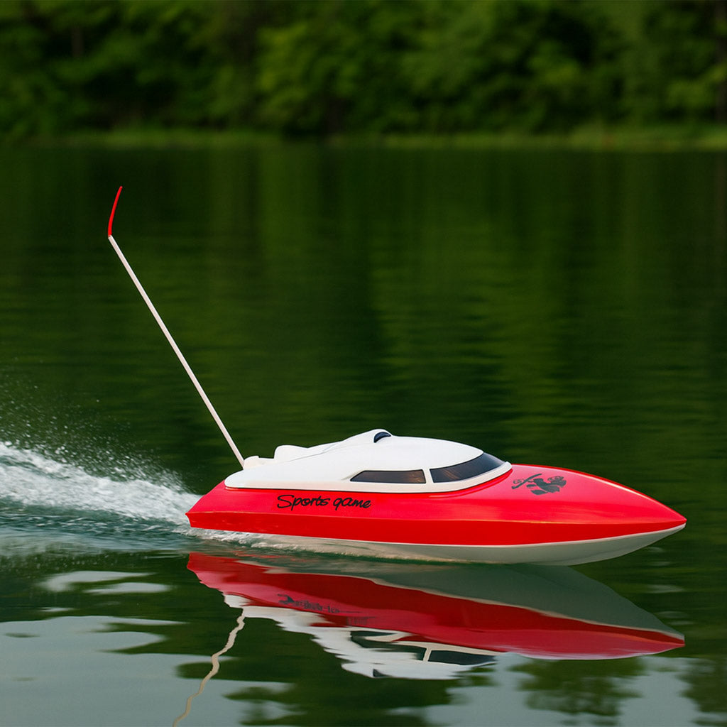 RC-båd 4CH mini CP802 rød