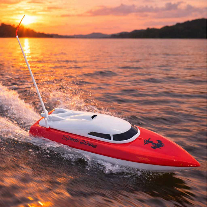 RC-båd 4CH mini CP802 rød
