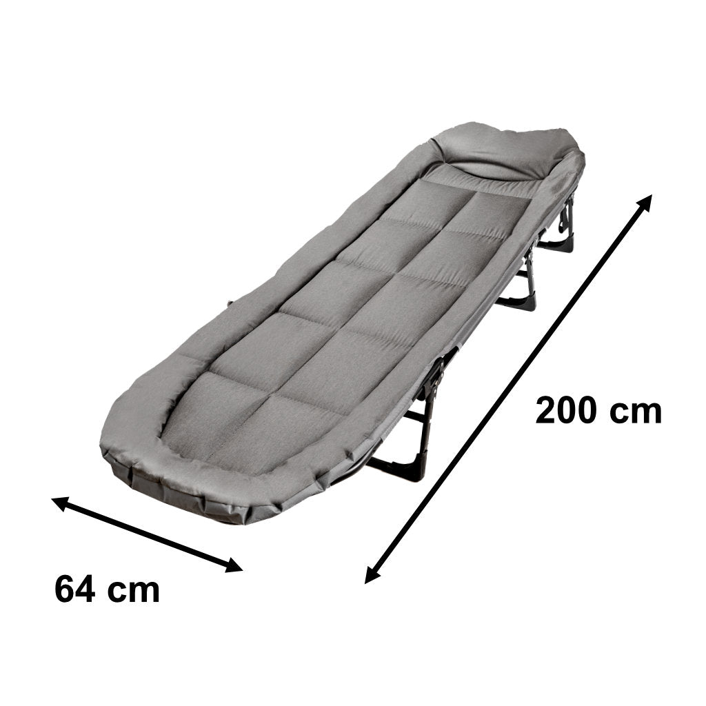 LUARO rejseseng foldbar lænestol karpeseng business bærbar let 190x63x30cm