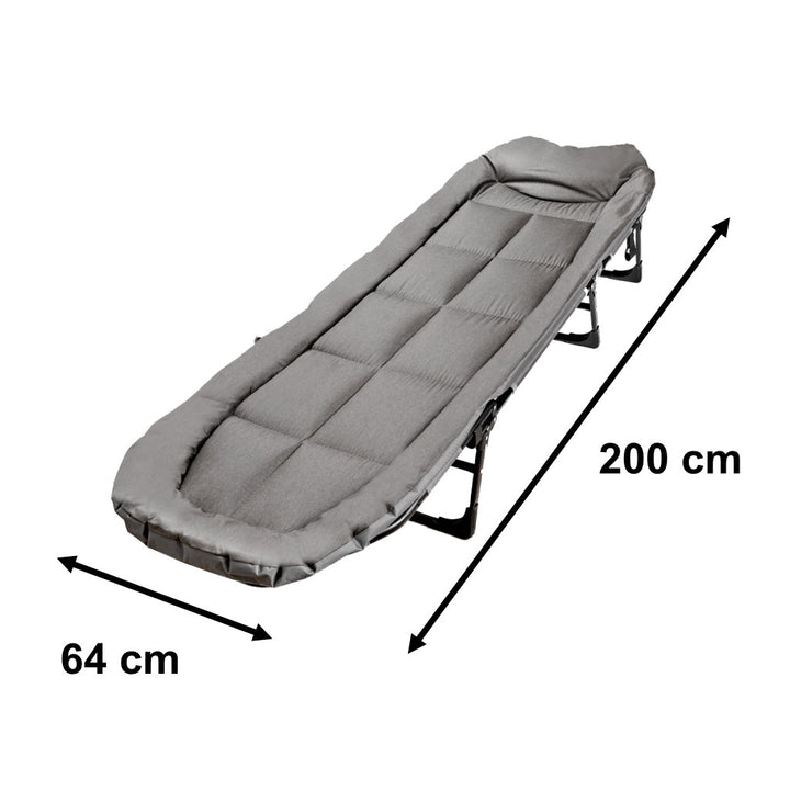 LUARO rejseseng foldbar lænestol karpeseng business bærbar let 190x63x30cm