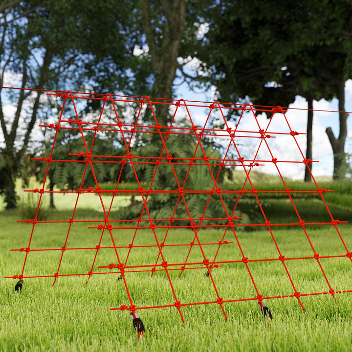 Ninja Line Kids 10m Slackline Sæt med Gymnastikringe, Gynge, Klatrestige, Klatrenet til 3-6 år, 1000x300x180 cm, Rød