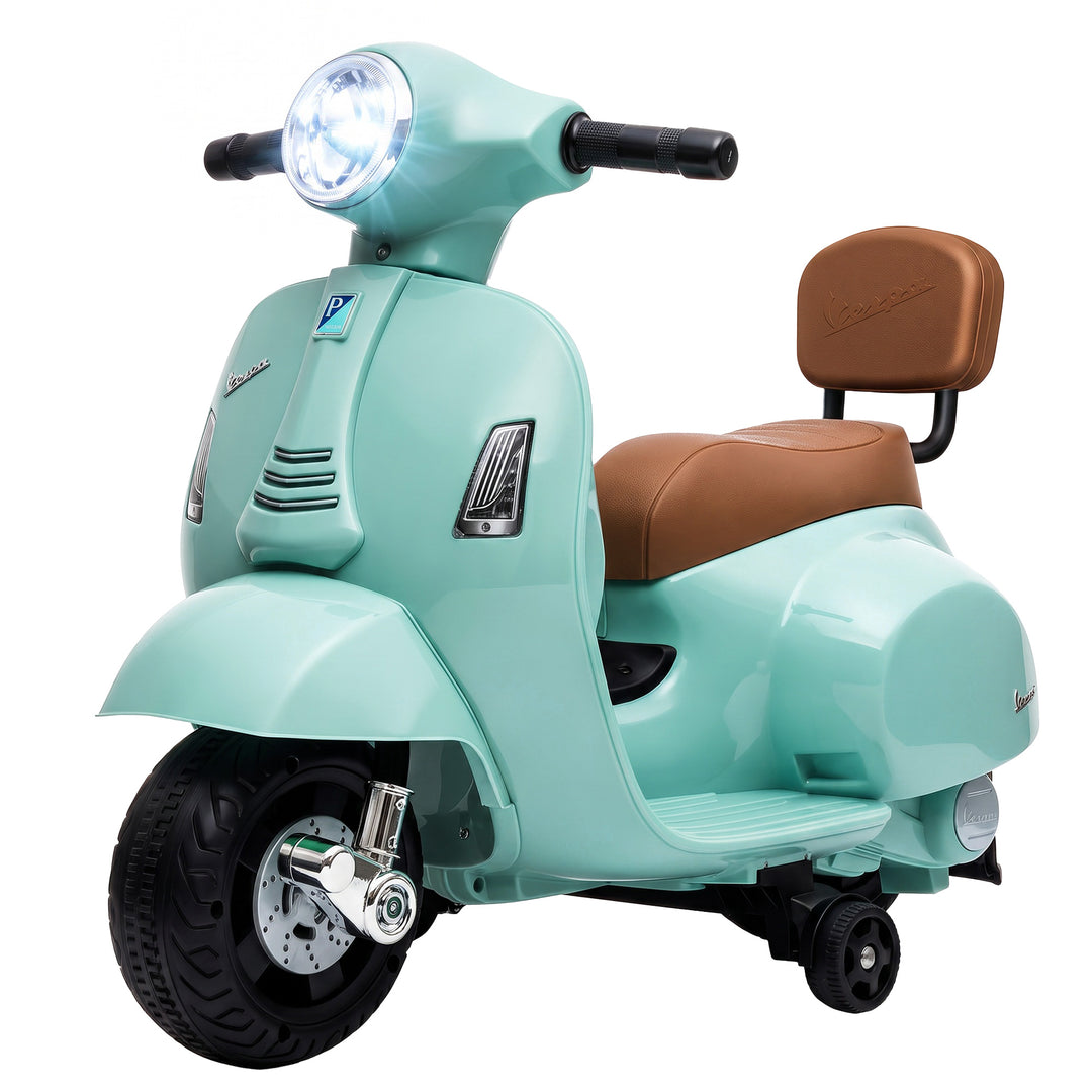Elmotorcykel til børn Mini Vespa GTS 6V Elmotorcykel Grøn