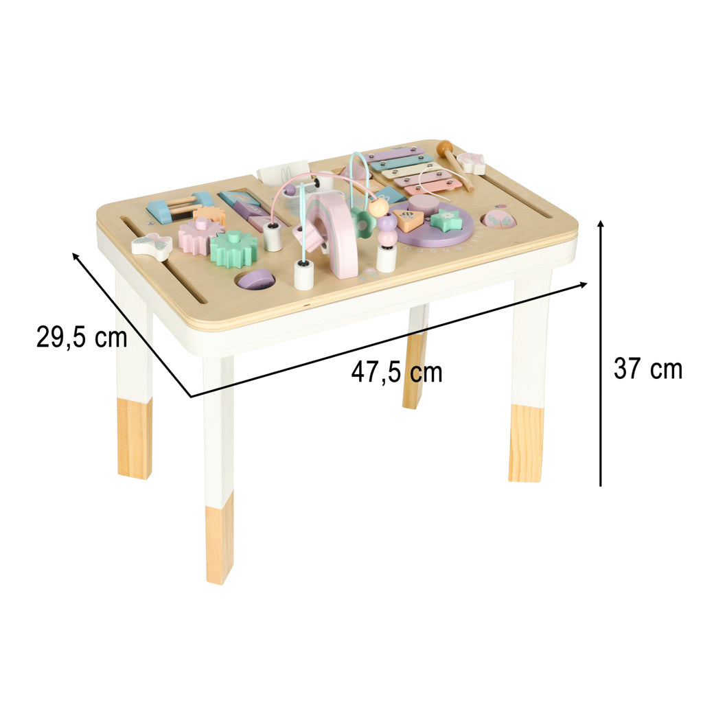 Lulilo montessori manipulationsbord i pastel
