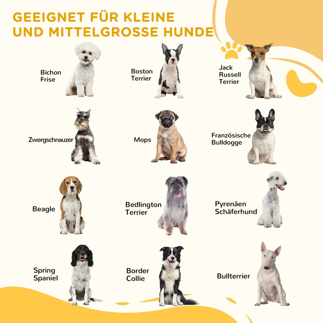 Hundegitter, fritstående, justerbar sikkerhedsgitter med fødder, 155 x 76 cm, træ, foldbar, trappegitter til trapper, døre, køkken, entre, 3 paneler, hvid