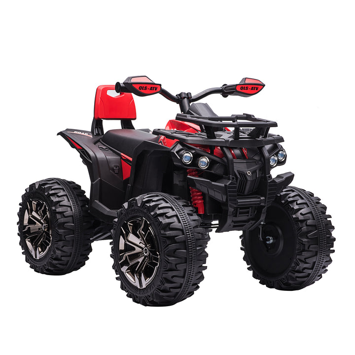Elektrisk børne quad, 3-8 km/t, 45 min. driftstid, led-forlygter, musikafspiller med usb, til børn 3 til 5 år