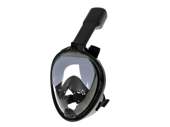 Fuldt foldbar snorkelmaske L/XL sort