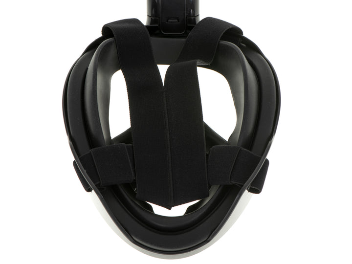 Fuldt foldbar snorkelmaske L/XL sort