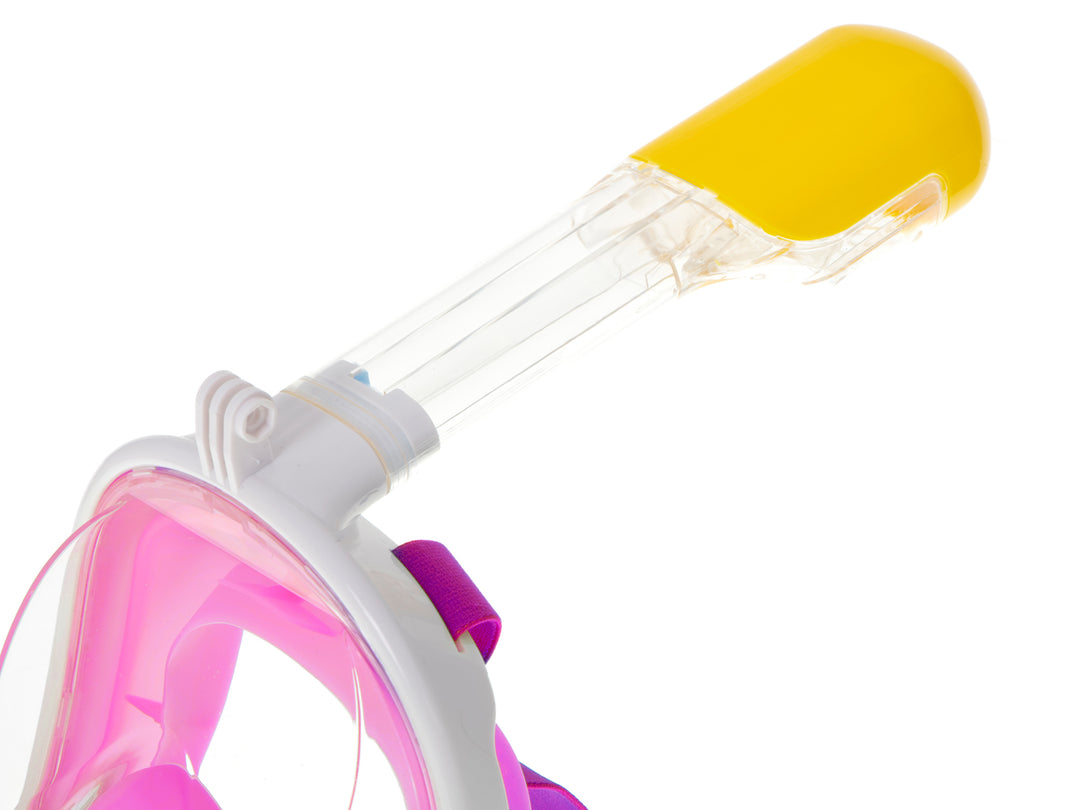 Fuld foldbar snorkelmaske S/M pink