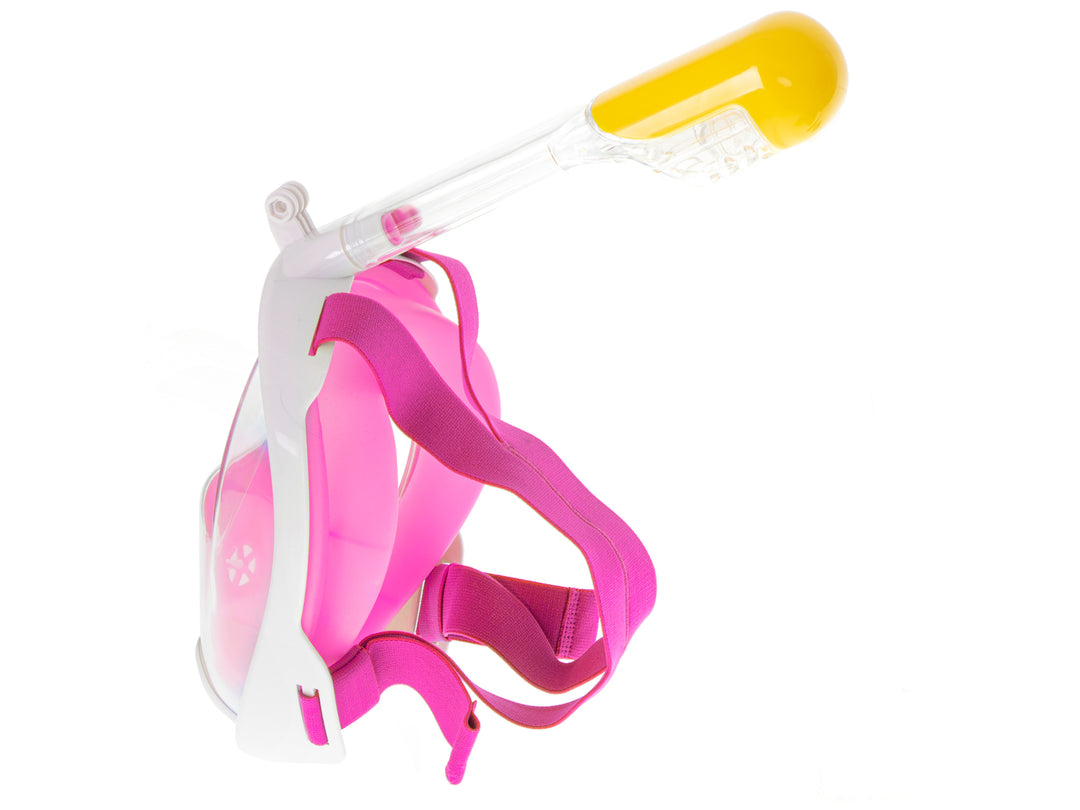 Fuld foldbar snorkelmaske S/M pink