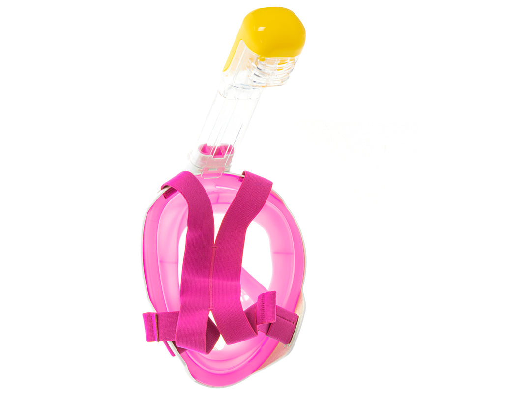 Fuld foldbar snorkelmaske S/M pink