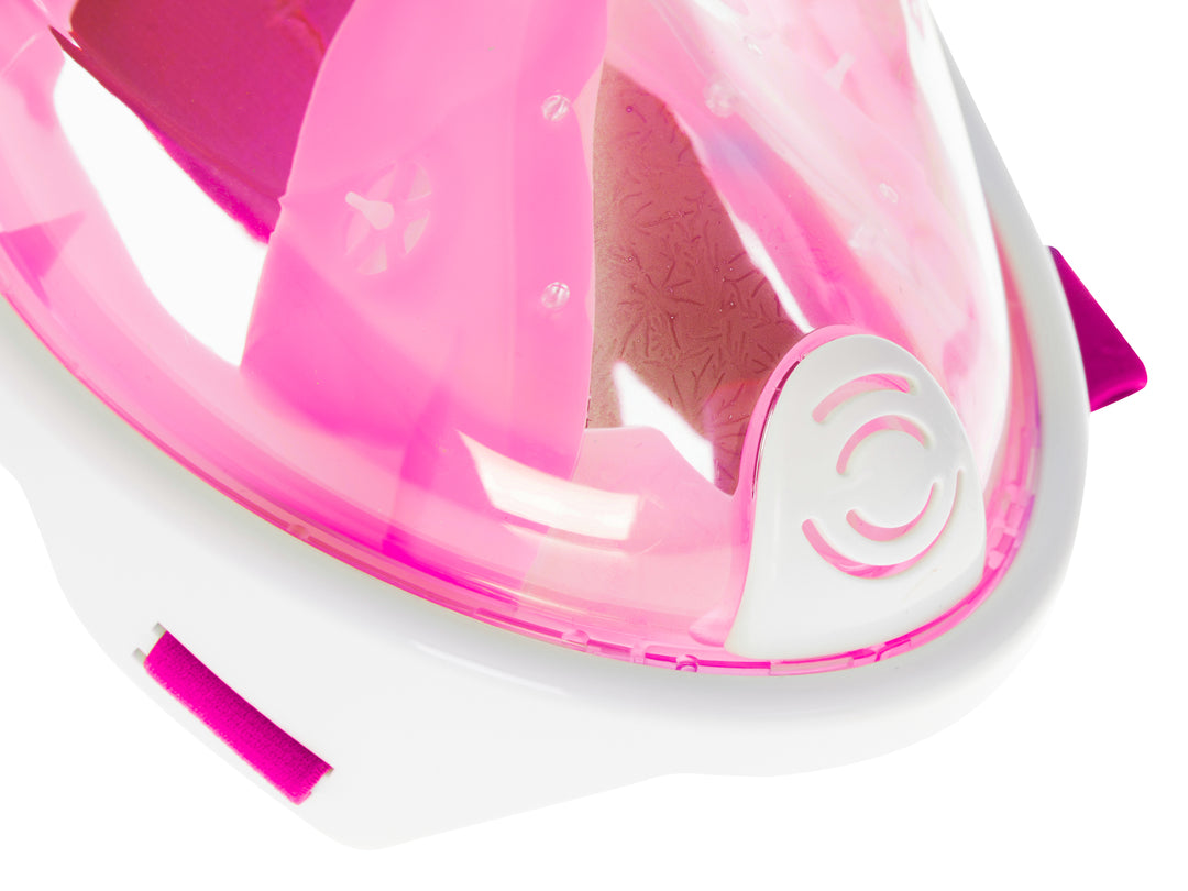 Fuld foldbar snorkelmaske S/M pink