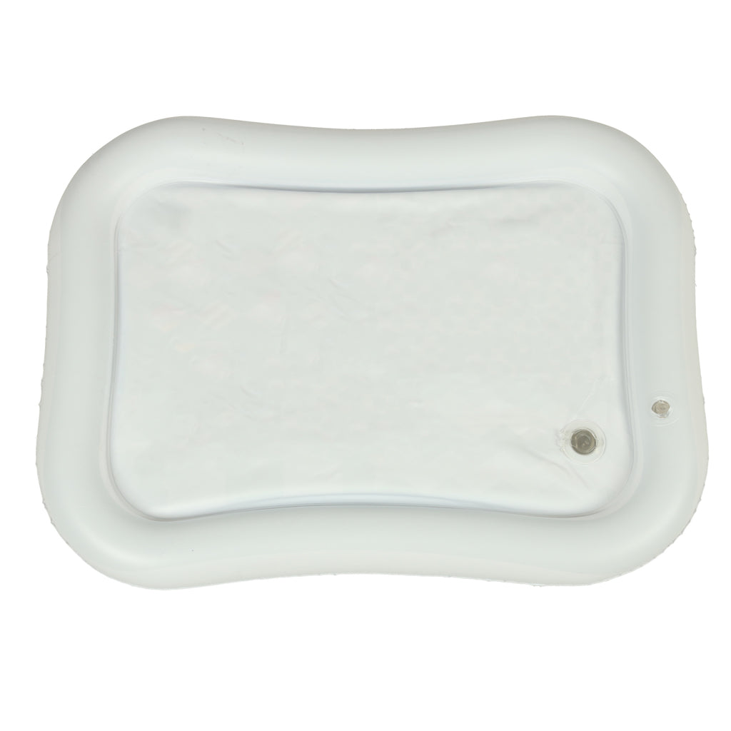 Oppustelig vandmåtte med kontrasterende sorte og hvide mønstre 65 cm x 50 cm