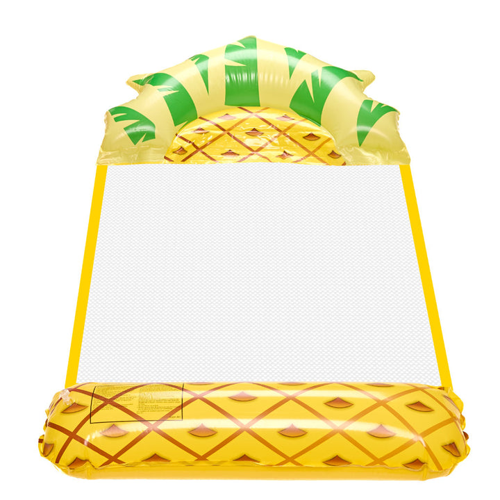 Oppustelig madras strandhængekøje vand liggestol swimmingpool ananas
