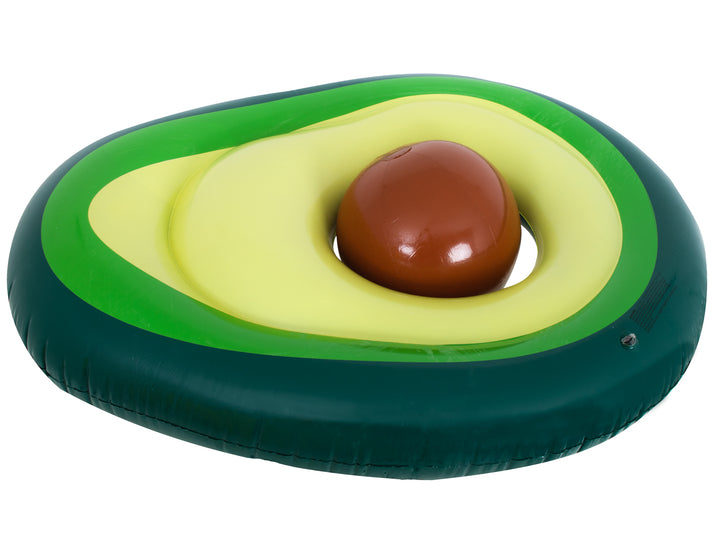 Oppustelig svømmemadras med avocadobold med frø 150 cm XL