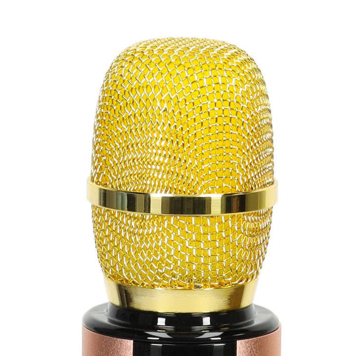 Trådløs Bluetooth karaoke-mikrofon i guld