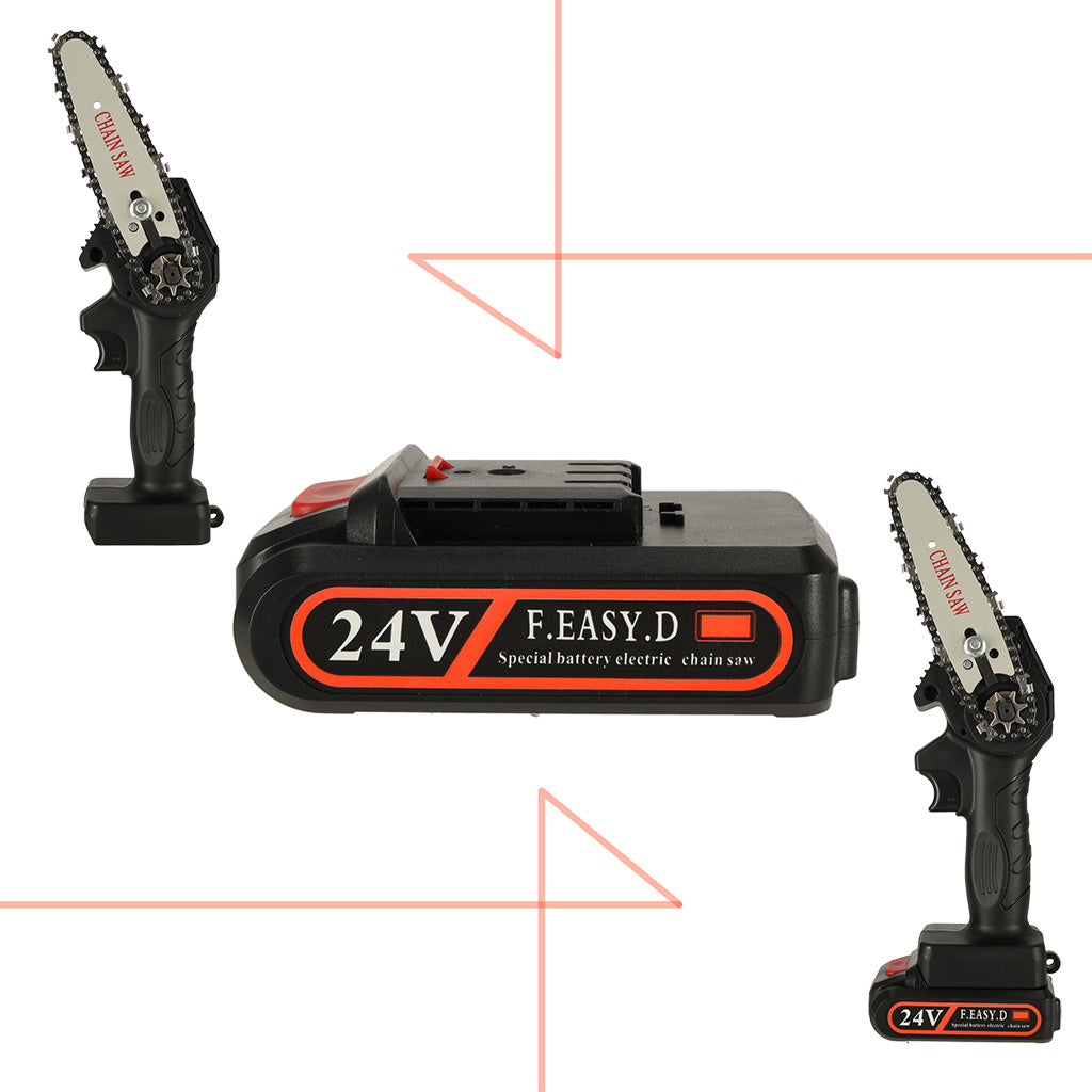 Mini kædesav USB-sav i kuffert
