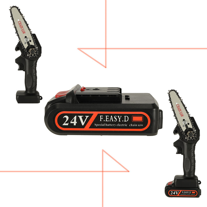 Mini kædesav USB-sav i kuffert