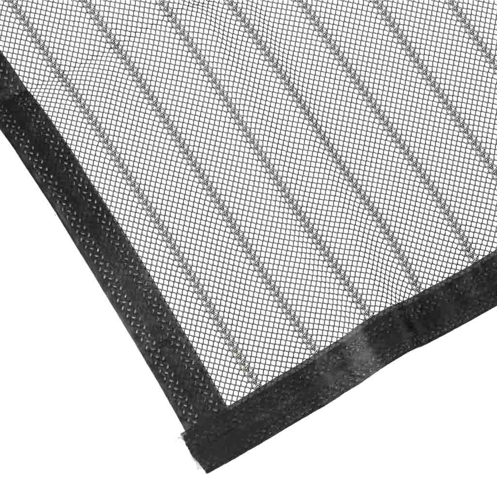 Myggenet magnetisk LUARO til dør solid stærk magnet 110x210cm