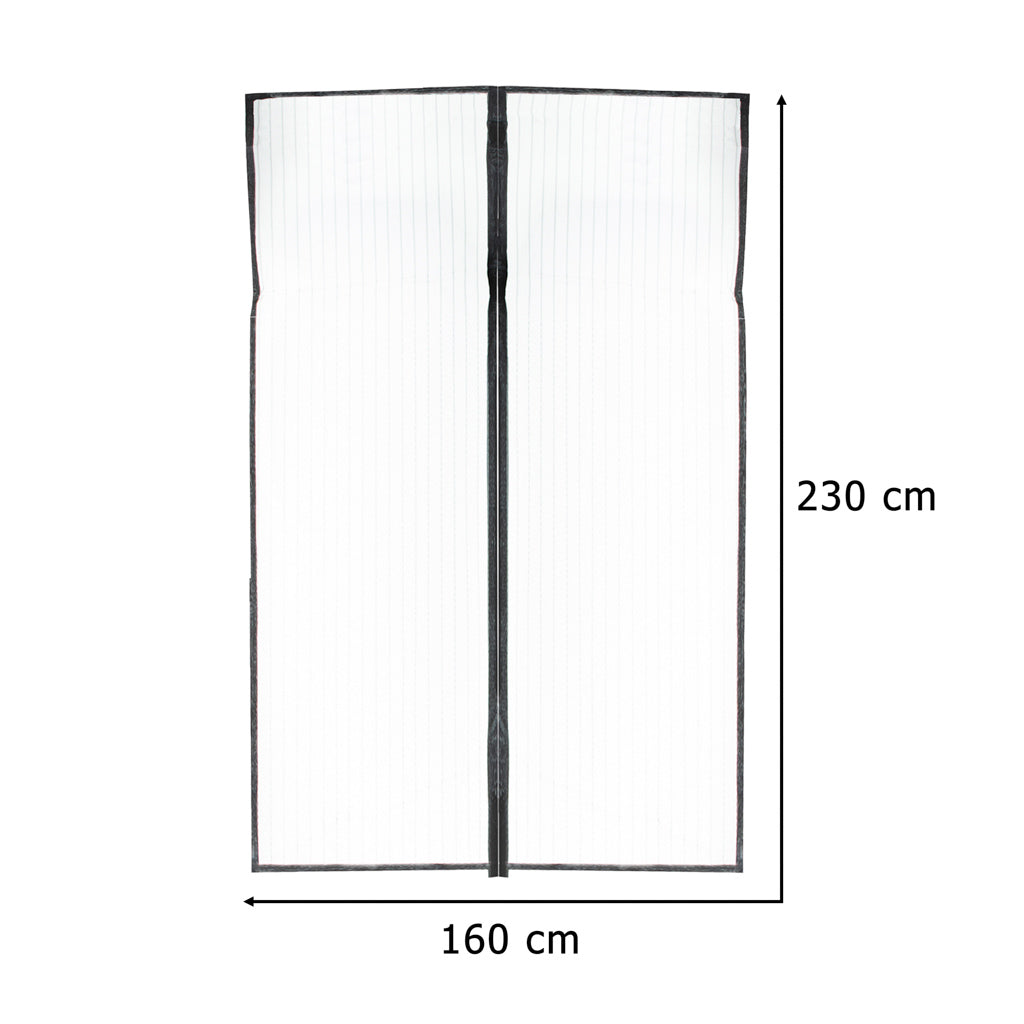 LUARO magnetisk myggenet til dør solid stærk magnet 160x230cm