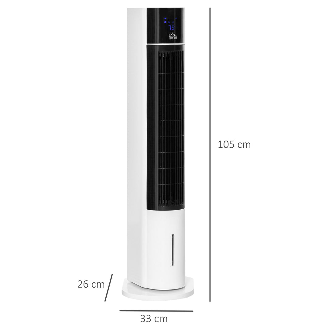 Søjleventilator, søjleformet klimaanlæg, kan drejes 52 grader, støjsvag drift, 3 driftstilstande, 3 hastigheder