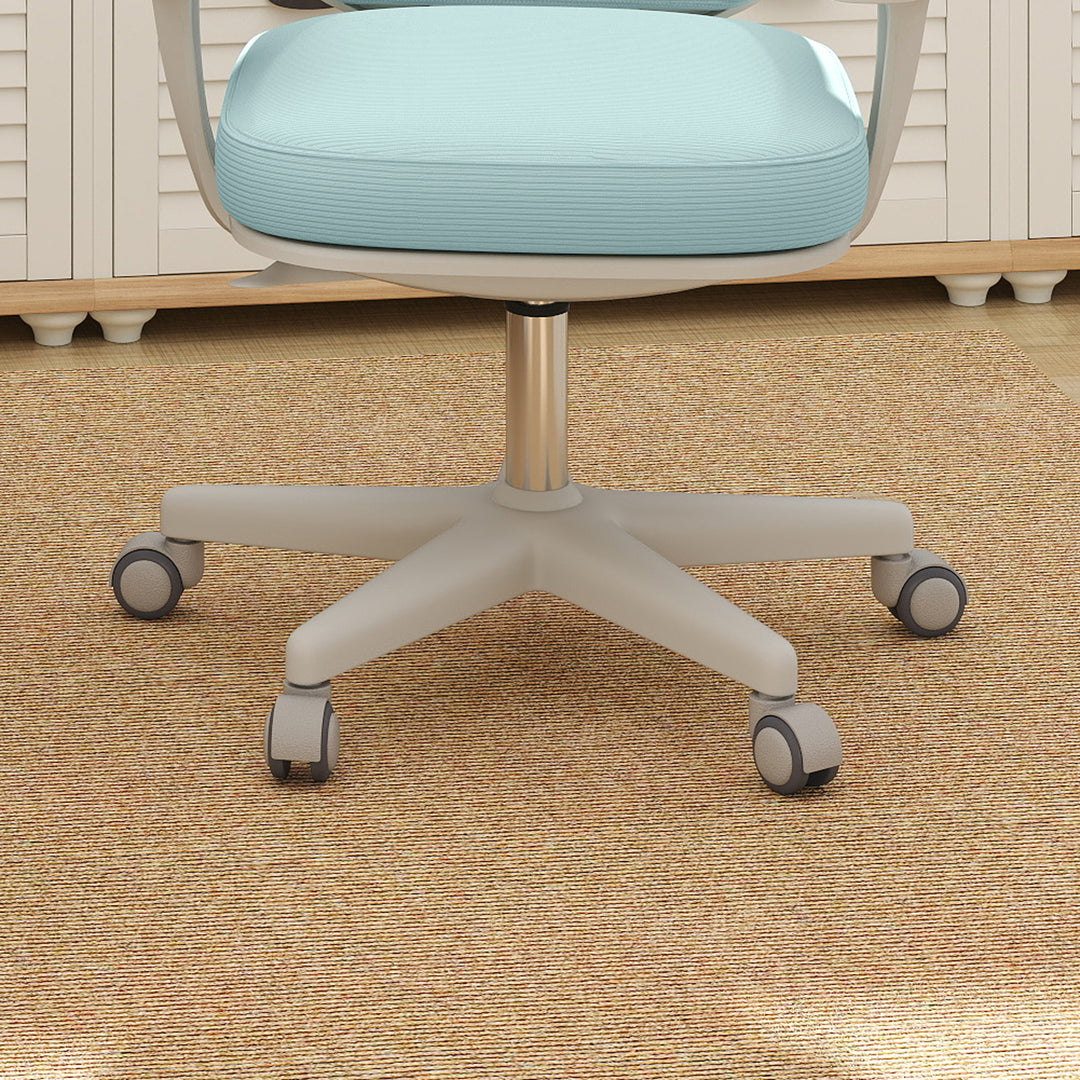 Kontorstol, ergonomisk skrivebordsstol med drejefunktion, højdejusterbar 55 x 48 x 82,5-94,5 cm Grøn