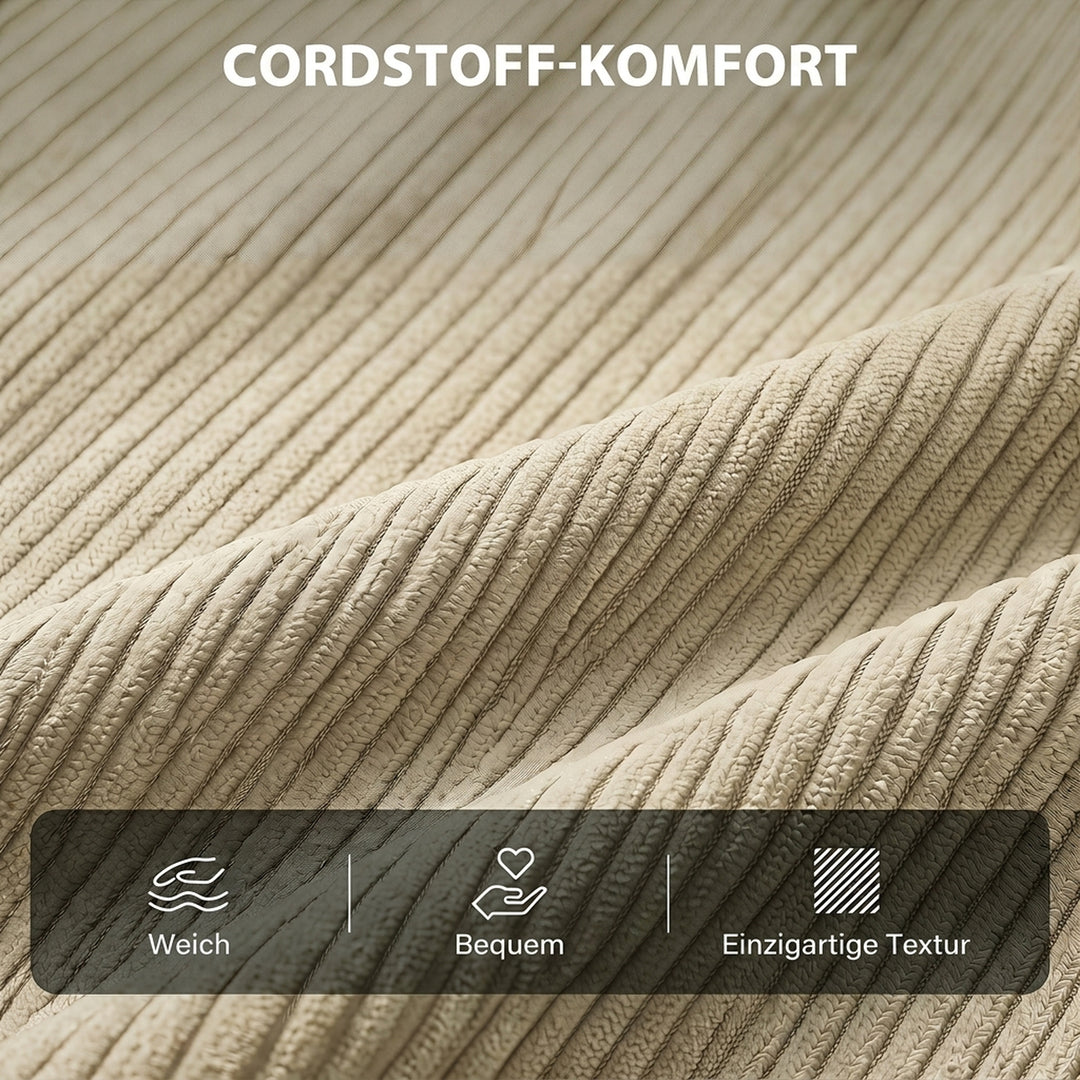 Sovestol 3 i 1 sovesofa med sengefunktion, 90x190 cm Beige