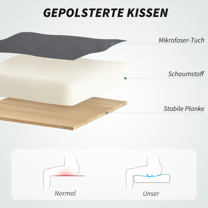 Kontorstol med massagefunktion, højdejusterbar skrivebordsstol med hvilefunktion, polstret, rullbar, grå
