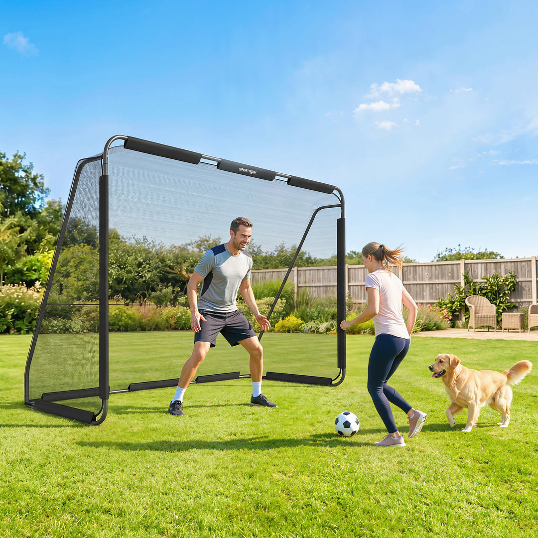 Fodboldmål til haven 300 x 200 cm Rivefast målnet Udendørsmål