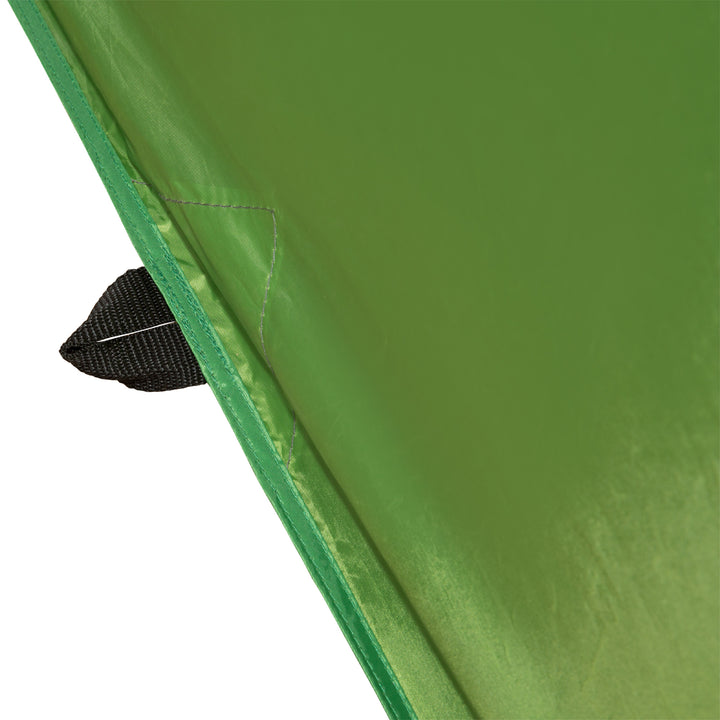 Biltelt, campingtelt, rejsetelt, til 4-5 personer, glasfiber polyester, grøn, 300 x 300 x 230 cm