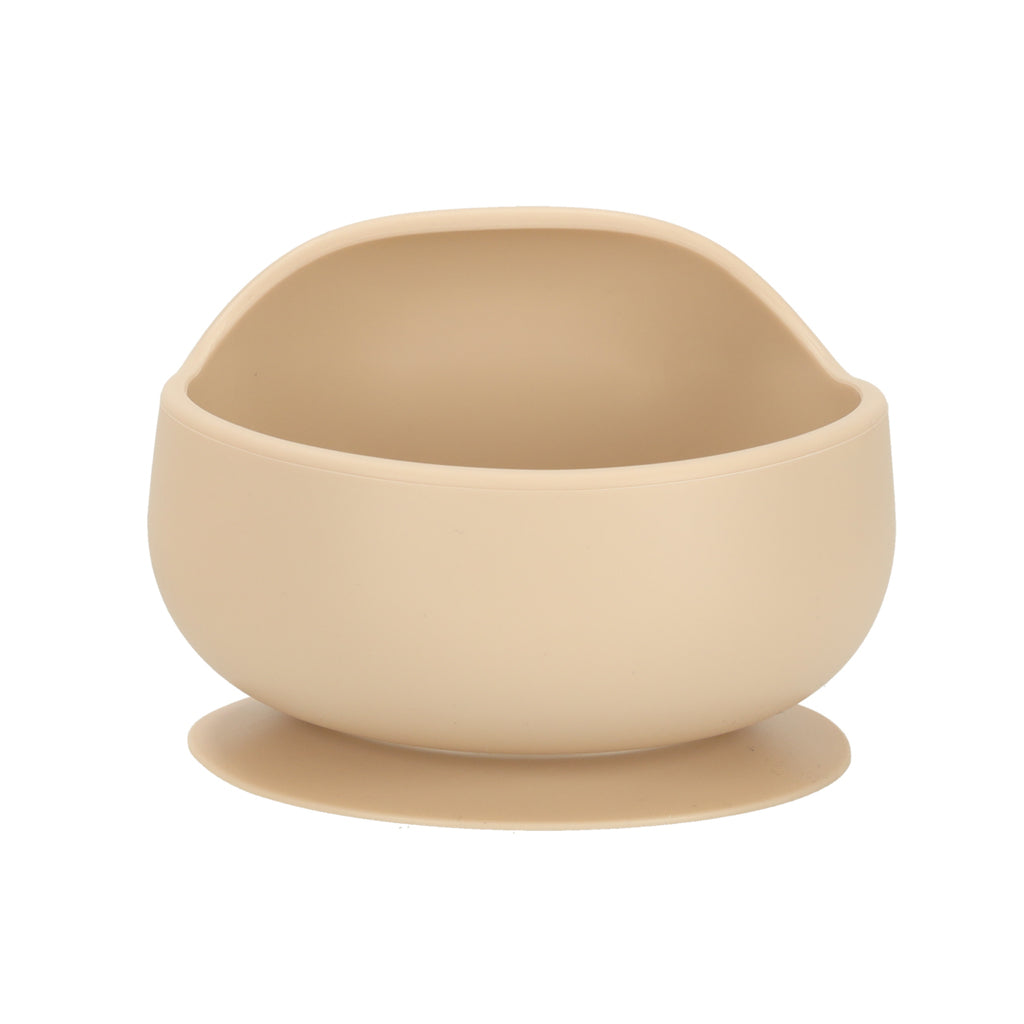 Silikoneskåle til børn, ugle, beige, 9 elementer