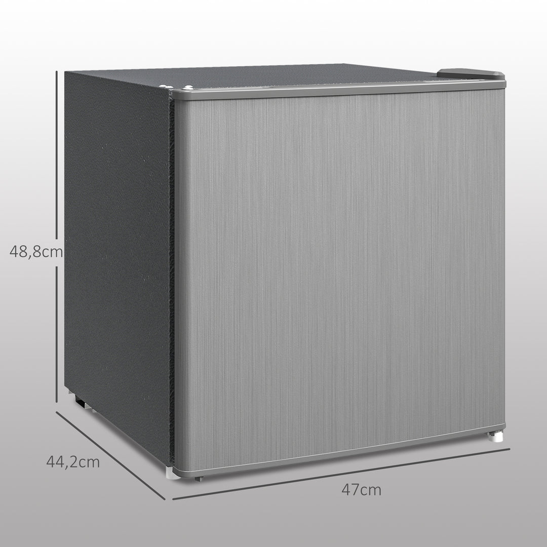 Minifryser 35 l fryseboks elektrisk fritstående 161w minifryser 47 x 44,2 x 48,8 cm grå