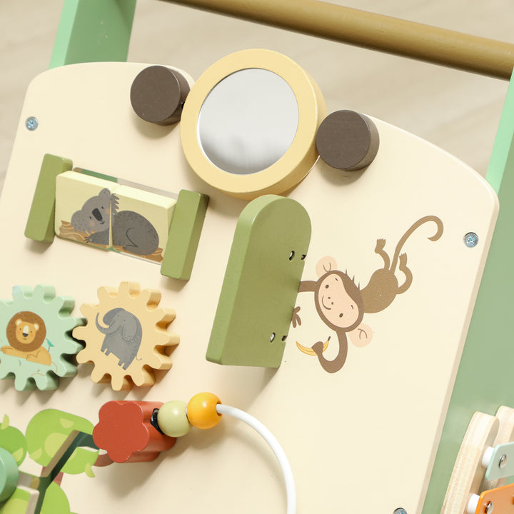 Træ Montessori Walker xylofon Grøn
