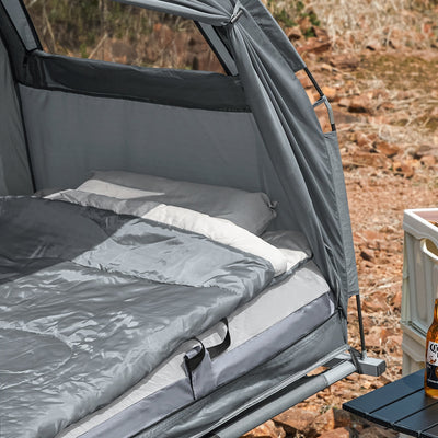 Sov godt i naturen - Feltseng med telt og ventilation til 1 person!
