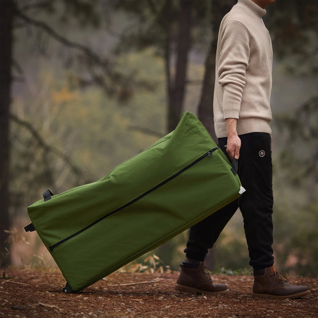 4-i-1 campingtelt til 2 personer i grøn (193 x 145 x 185 cm)