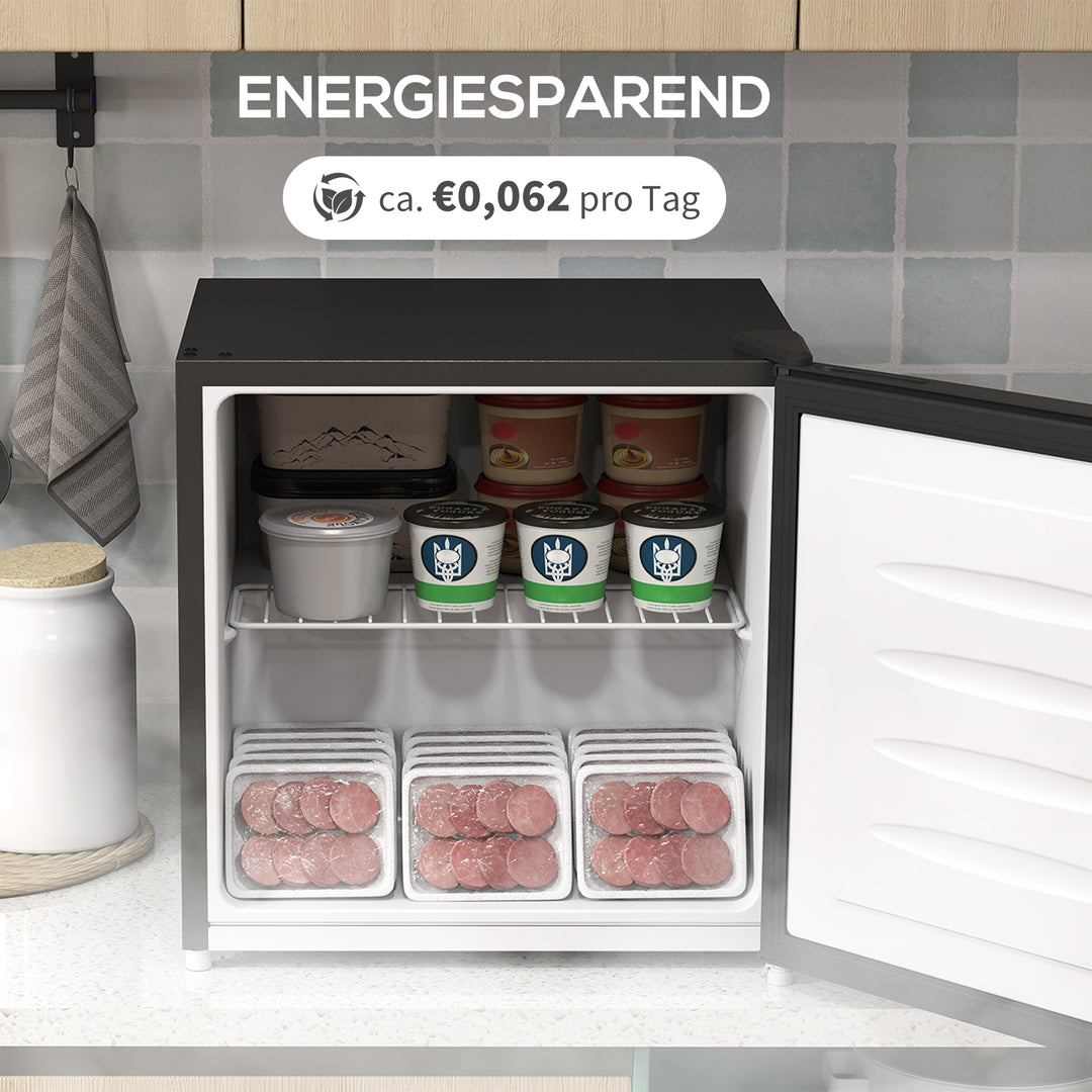 Minifryser 35 l fryseboks elektrisk fritstående 45 w minifryser 47 x 44,2 x 48,8 cm sort
