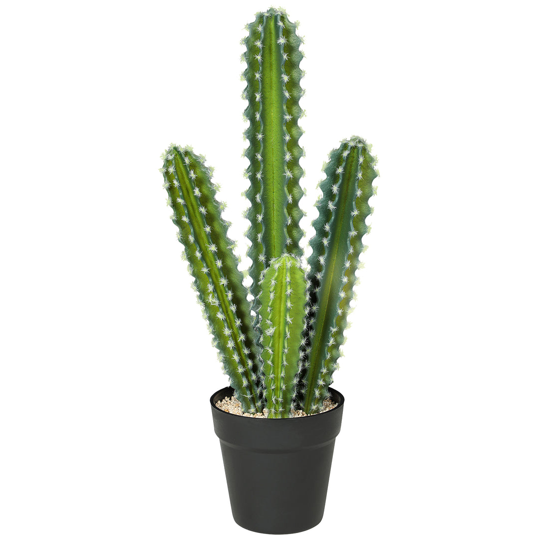 Kunstig kaktusplante, 53 cm, kunstige planter i potte til hjemmet, kontoret