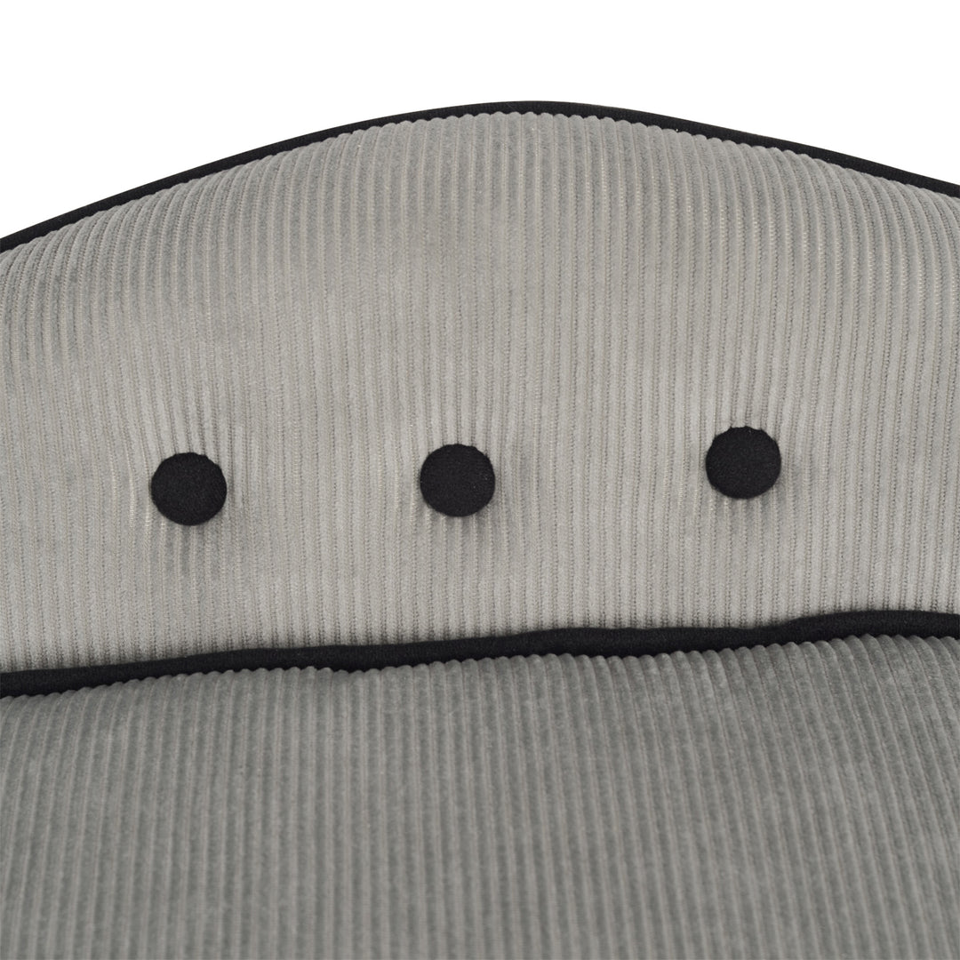 Kæledyrssofa, hundeseng, hundemåtte, hundesofa, naturtræ + plys, grå, 66,5 x 45 x 35,5 cm