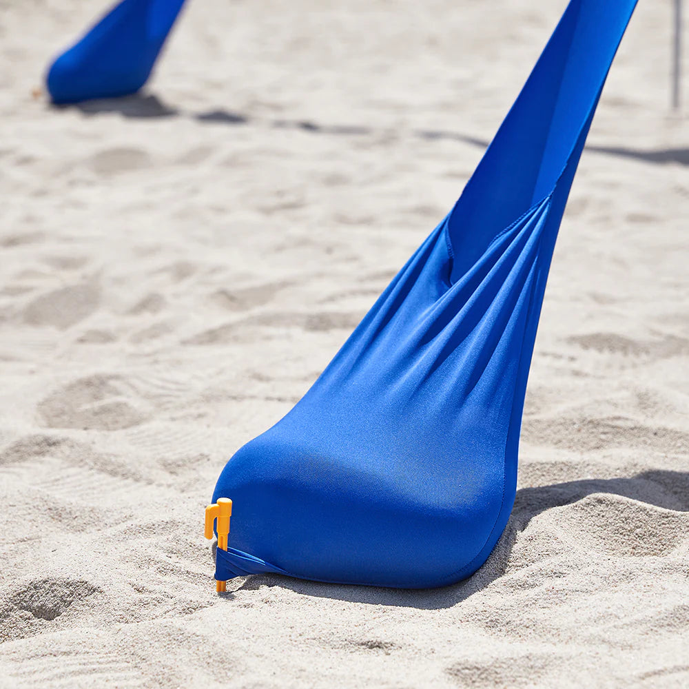 Strandtelt - Perfekt til Solbeskyttelse på Stranden, UPF 30+, blå