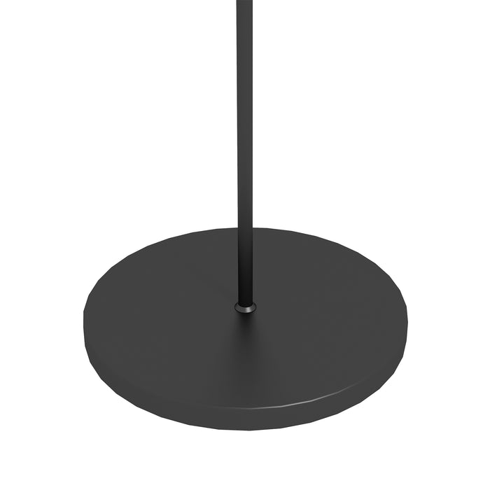 Rattan udendørslampe, solcelledrevet havelampe, automatisk tænding, LED, vejrbestandig, metalramme, Ø34 x 130 cm, sort/gul